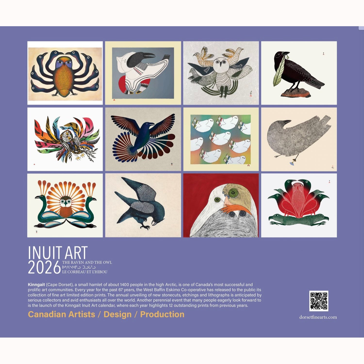 Inuit Art 2026 - The Raven and the Owl - Kinngait | The Dennos