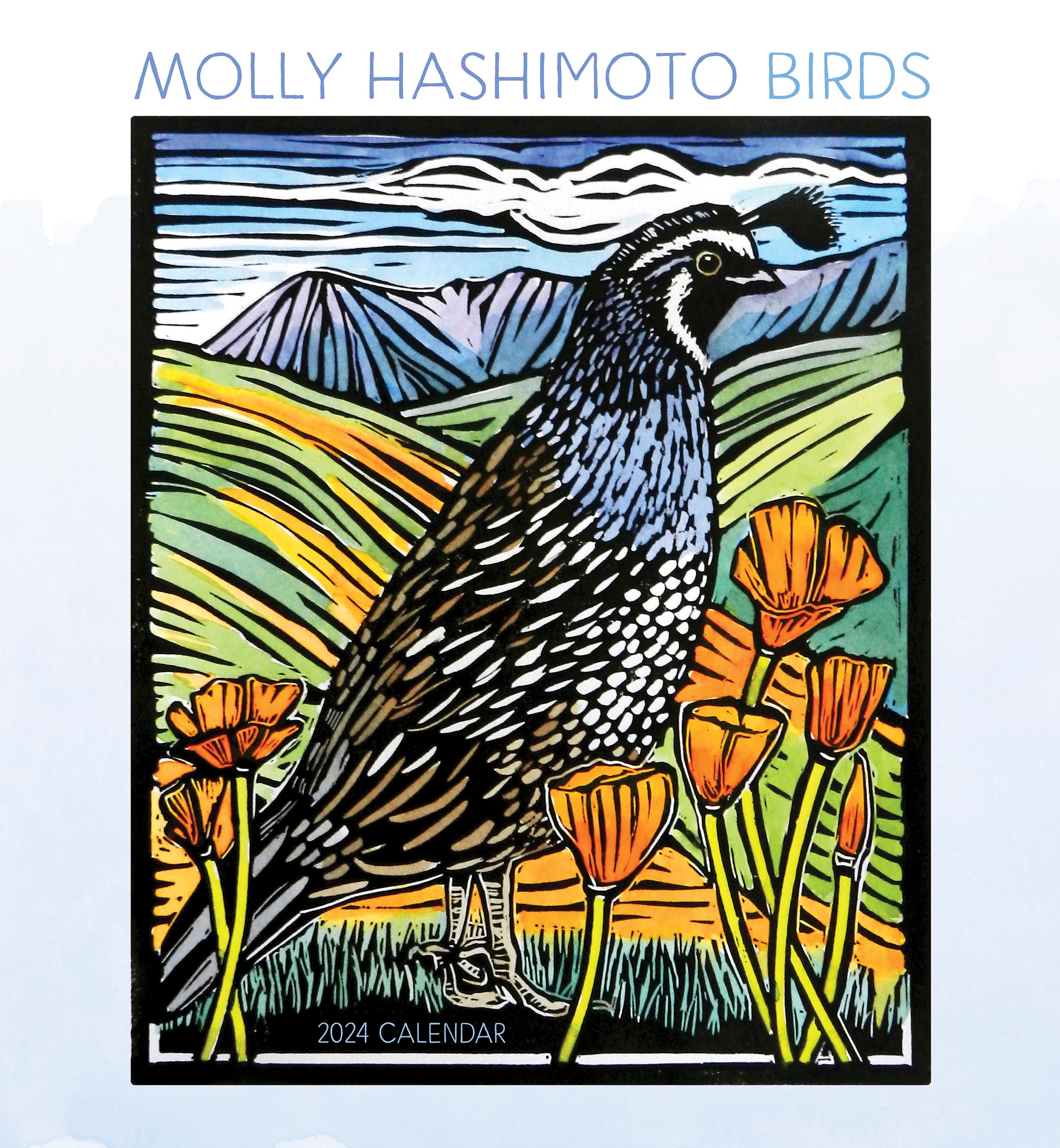 Molly Hashimoto Birds 2024 Wall Calendar The Dennos Museum Store